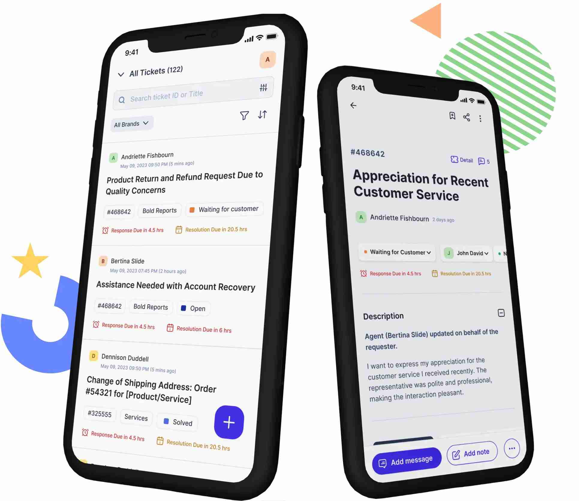Help desk features: BoldDesk Mobile help desk