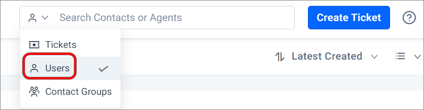 Users Tab