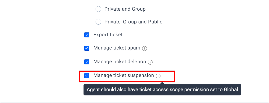 Suspension Permission