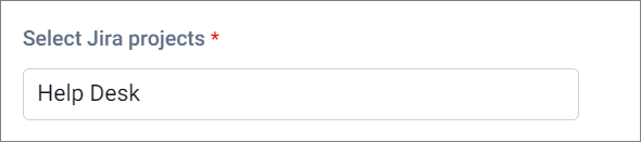 Select Jira Projects