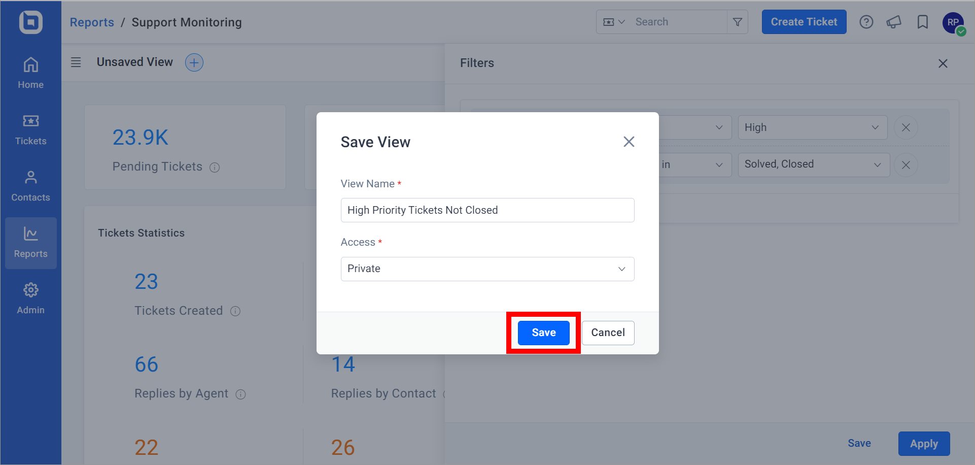 Save Option