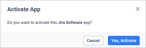 Activate Confirmation