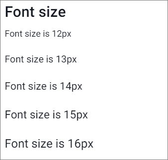 Font- Size