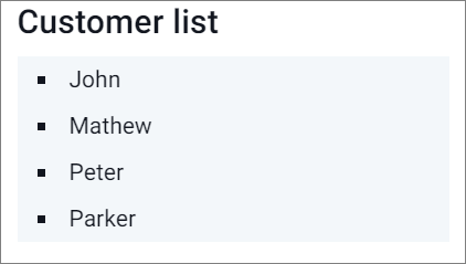Related Objects In a Square Order List