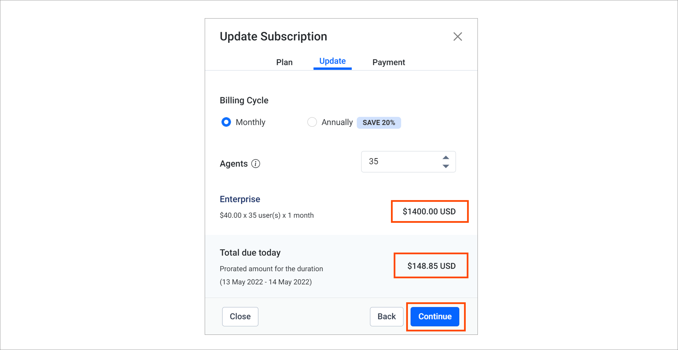 Billing Cycle