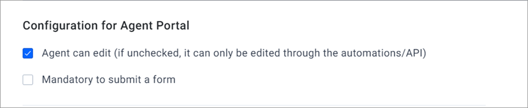 Agent Can Edit Checkbox