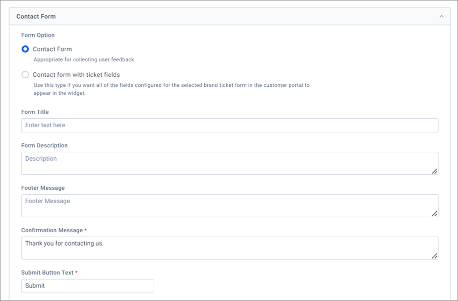 Contact Form