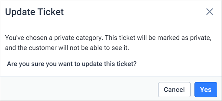 Confirmation Dialog