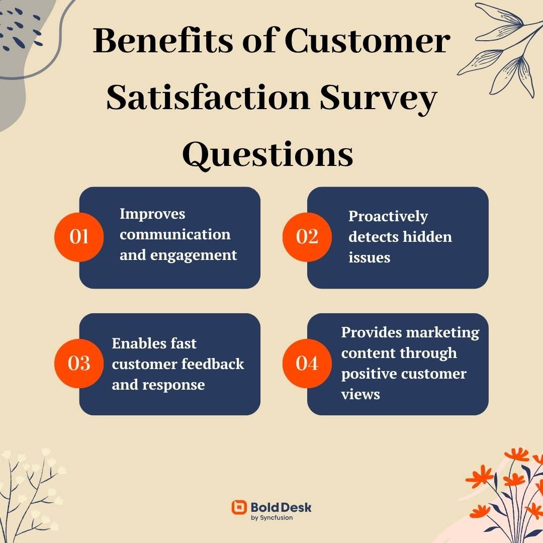 Advantages of conducting customer satisfaction questionnaires