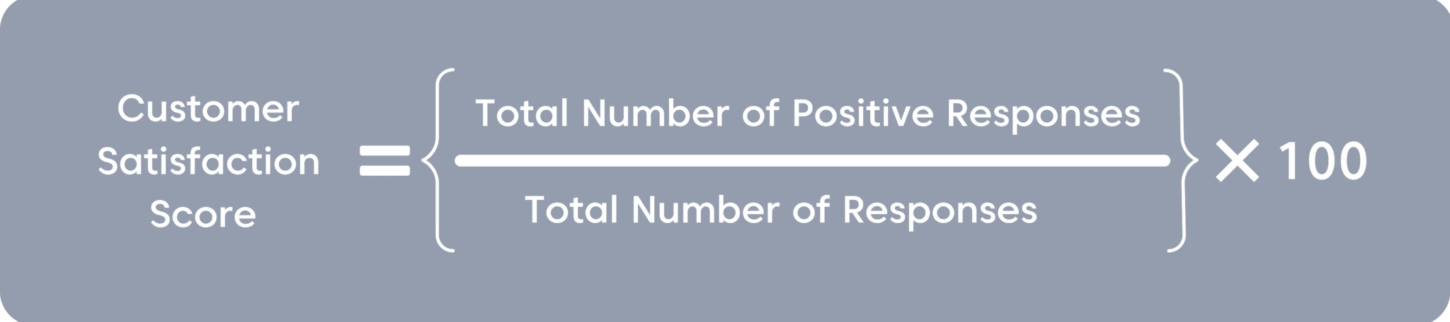 customer satisfaction score