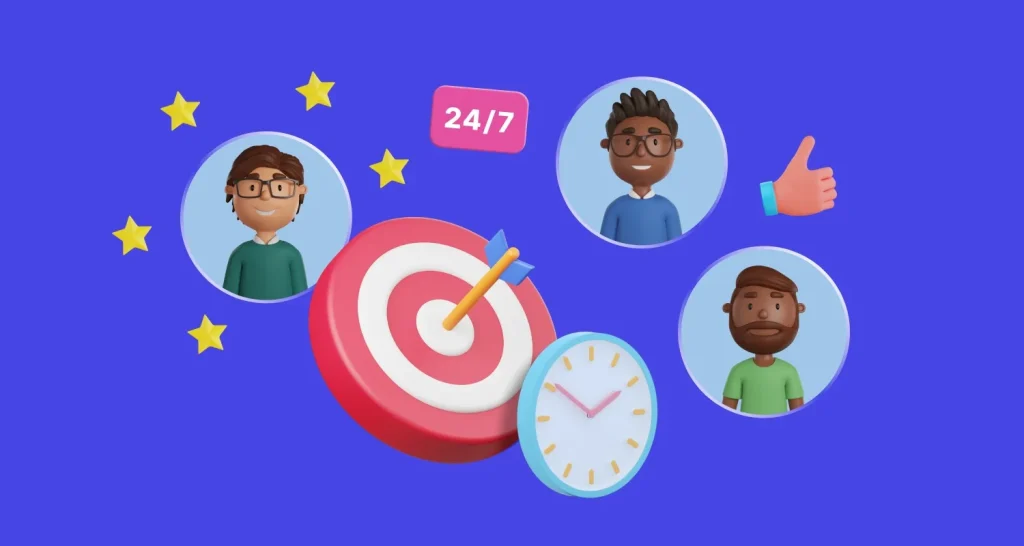 Customer focus strategy showing timely support, customer satisfaction, and 24/7 customer‑focused service.