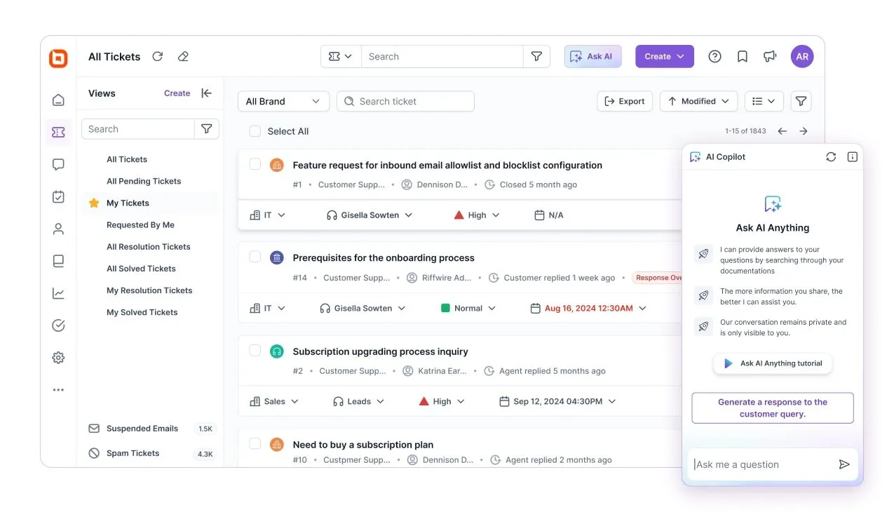 BoldDesk Customer Service Software