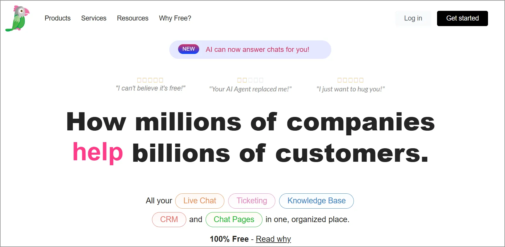 tawk.to free live chat software for customer support and business communication