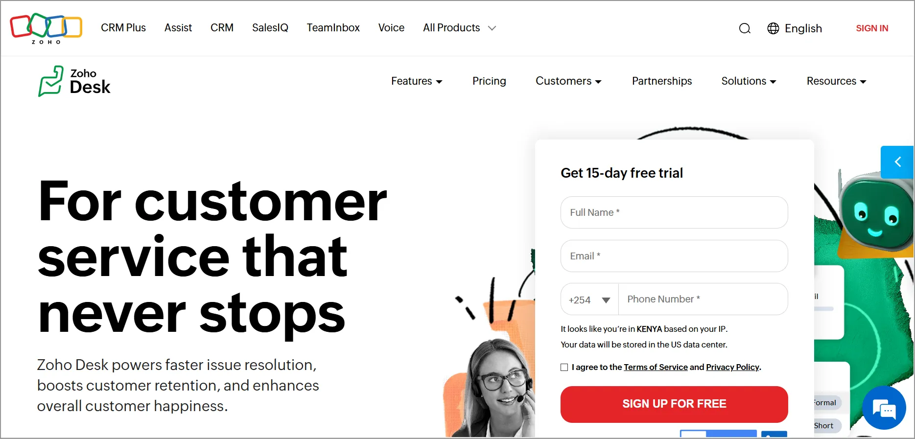 Zoho Desk help desk software compared as a Freshdesk alternative for customer service.