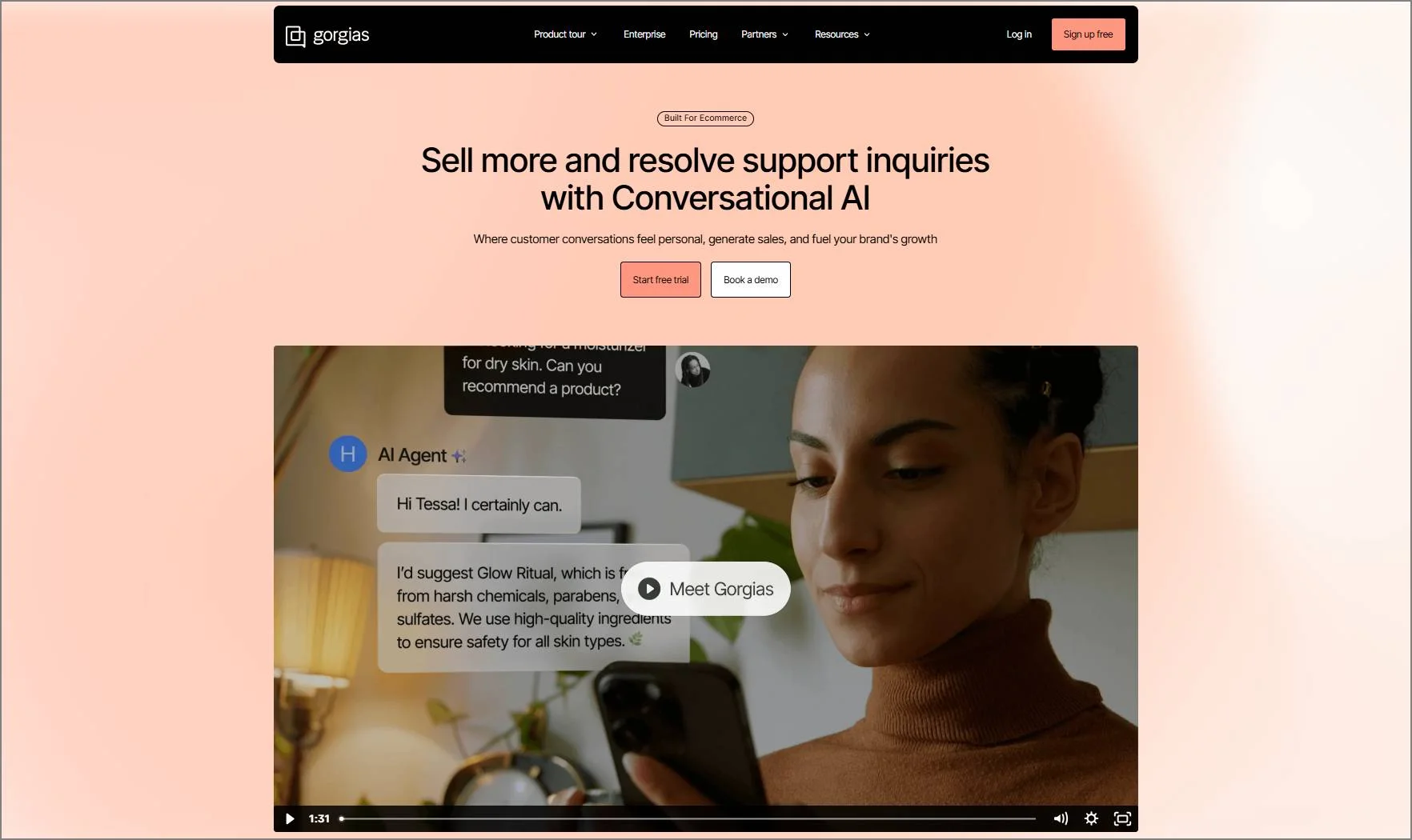 Gorgias Zendesk competitor for ecommerce support with unified inbox and order tools