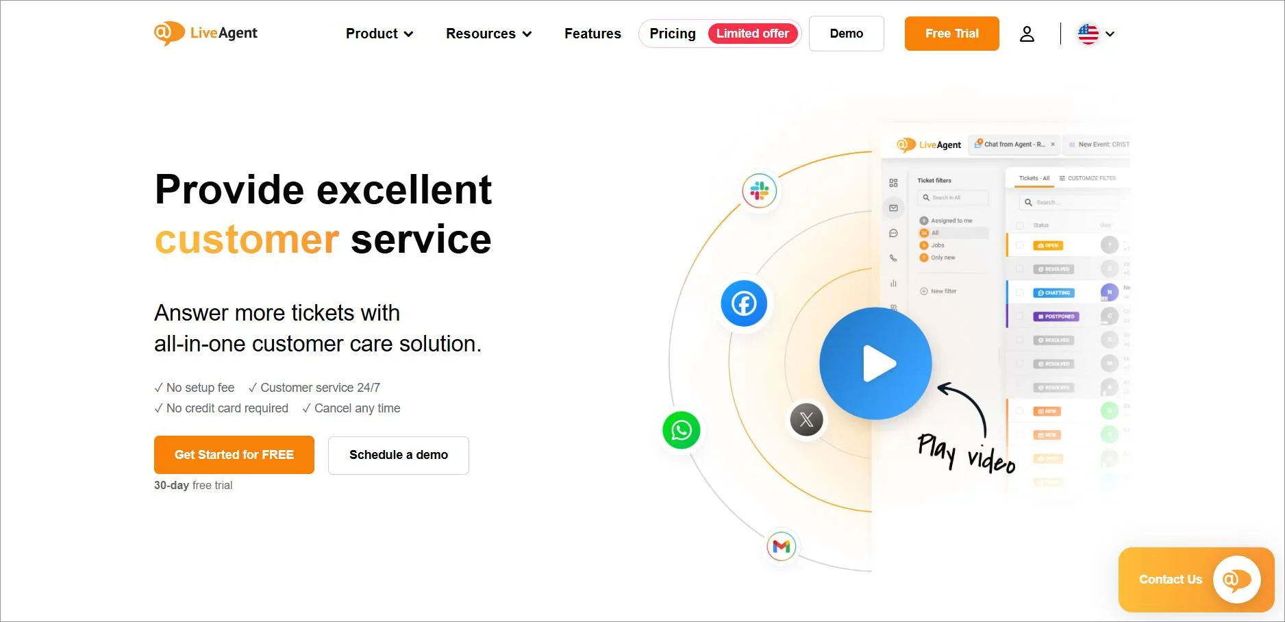 LiveAgent help desk, Zendesk competitor with chat widget and integrations