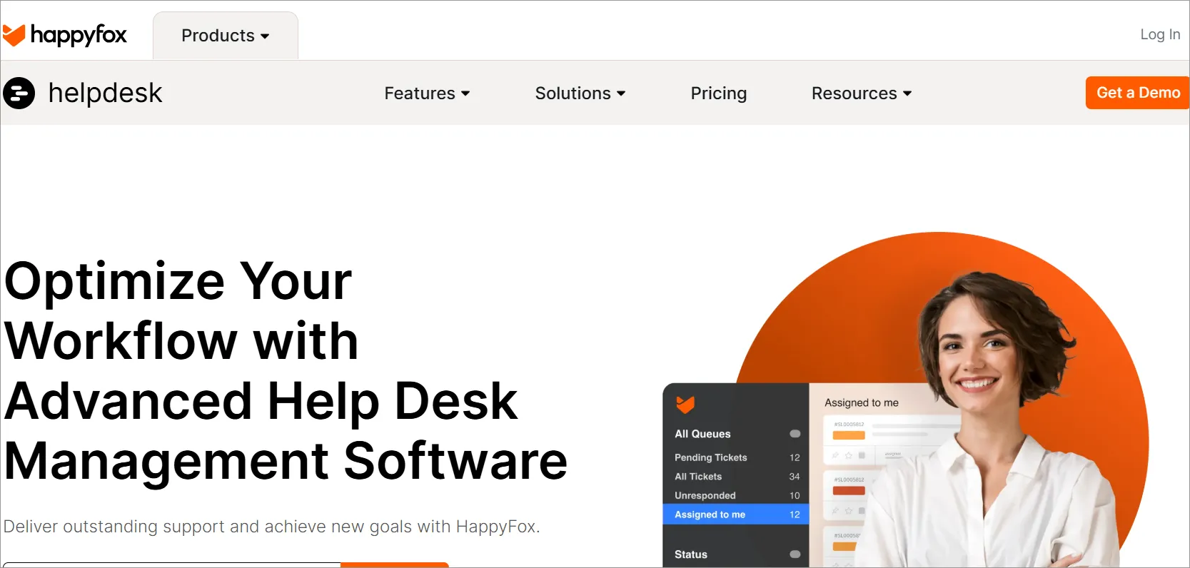 HappyFox help desk management software as a Freshdesk alternative for workflow optimization.
