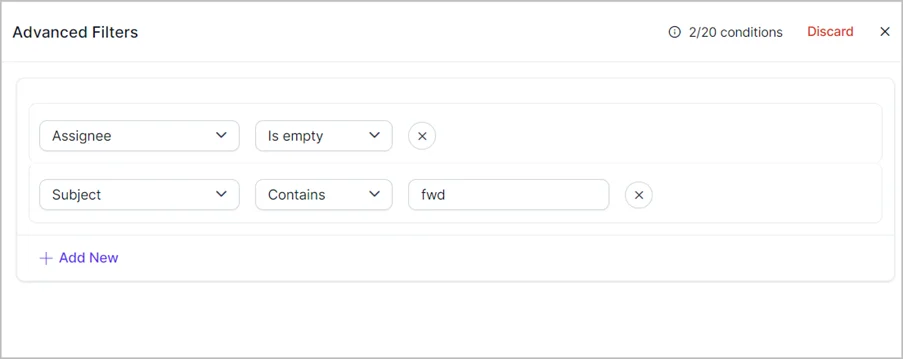 Additional filters