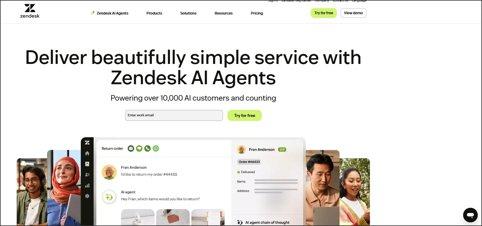 Zendesk ticketing system