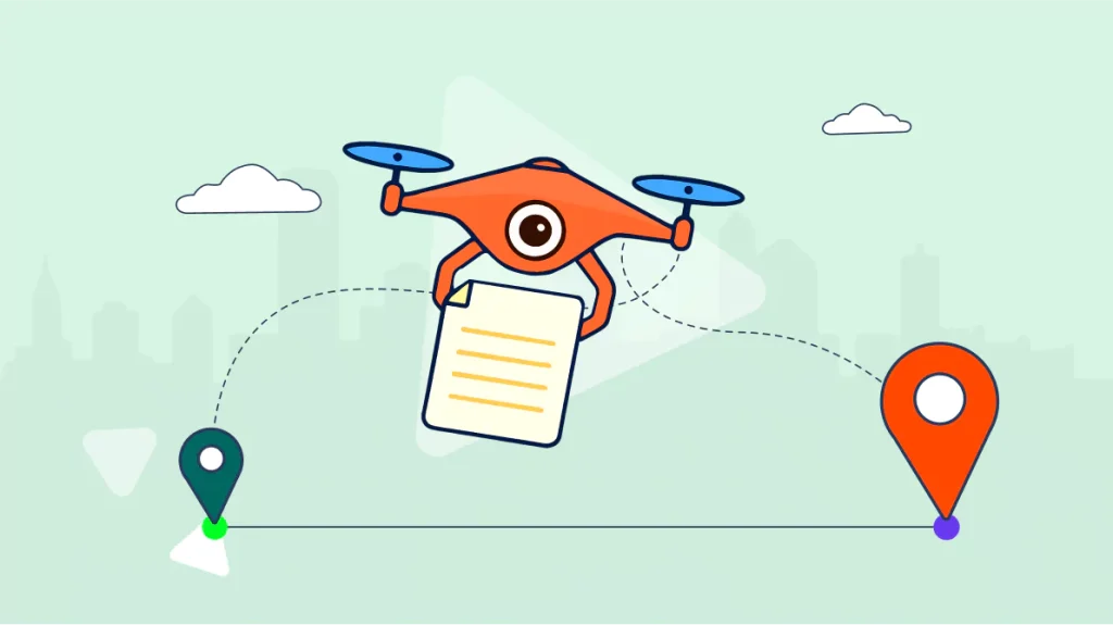 Help desk migration illustration showing seamless ticket transfer between platforms using automated workflow technology