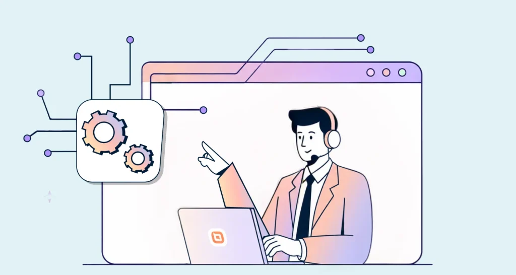 Customer service technology streamlining support workflows with AI automation and intelligent agent assistance