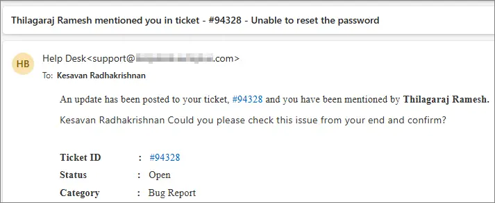 New Email Notification for Agents Mentioned in Ticket Events
