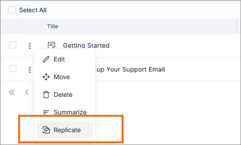 Effortlessly add a knowledge base article to multiple categories