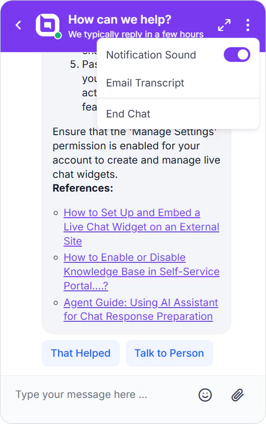 New Features for Better Live Chat Experience