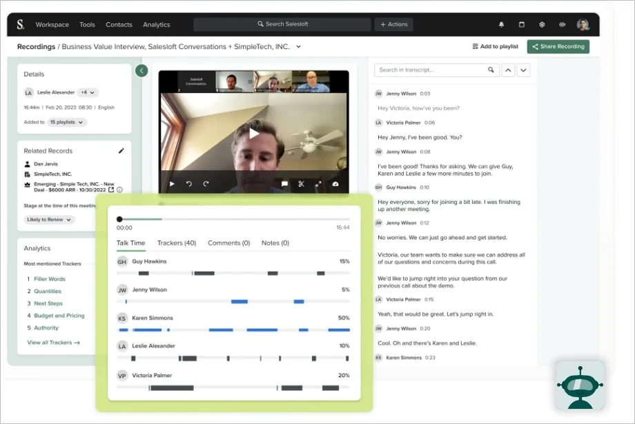 Drift real time support chat interface showing live conversation, analytics, and customer engagement tools