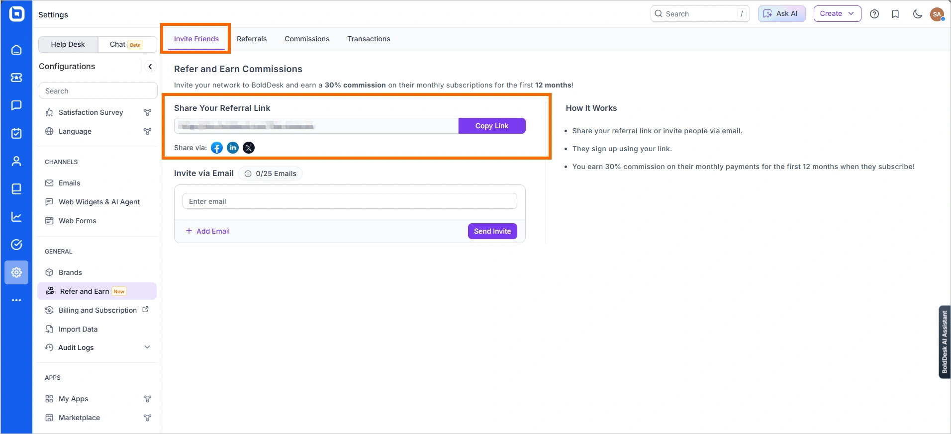 How to Invite Friends via Referral Link
