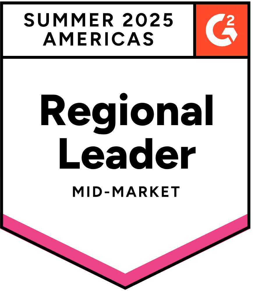 Mid-Market Leader, Americas Badge