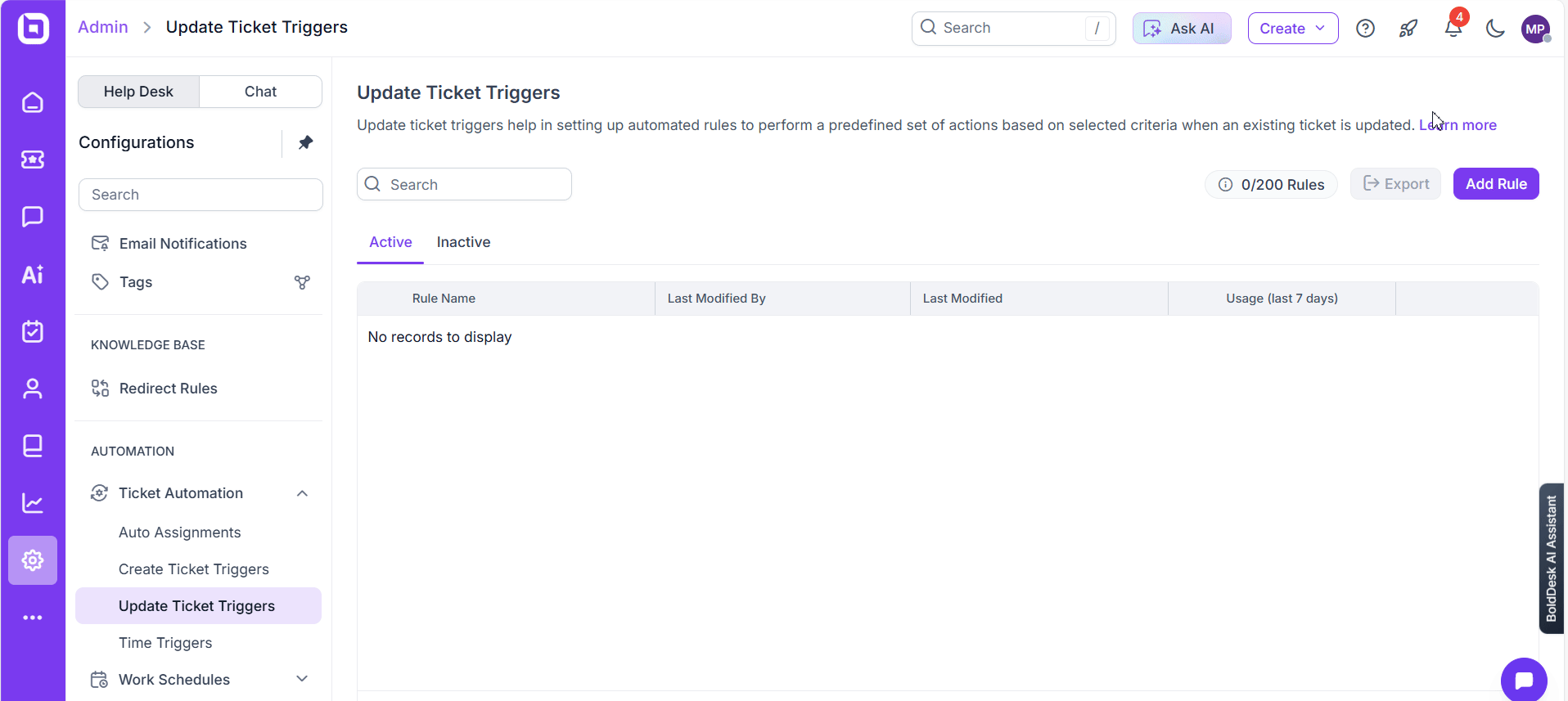 BoldDesk AI 2.0 personalized agents