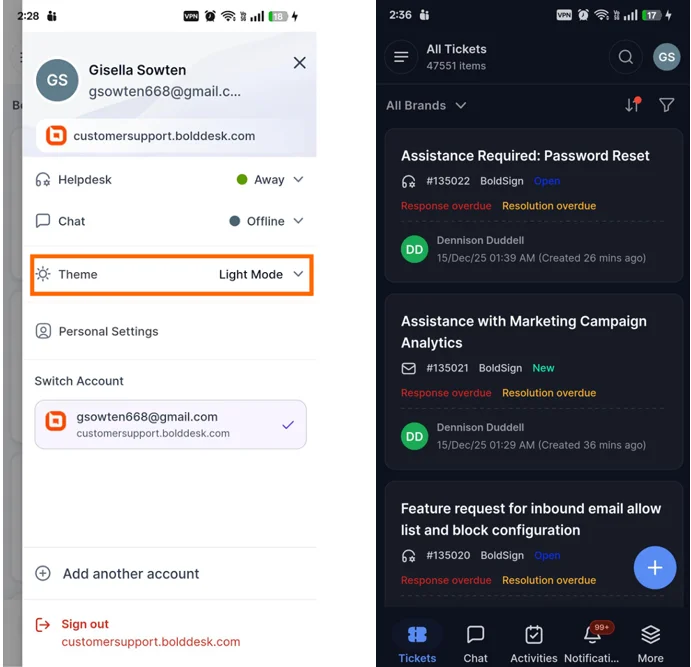 WhatsApp catalog configuration with catalog ID and access token fields.