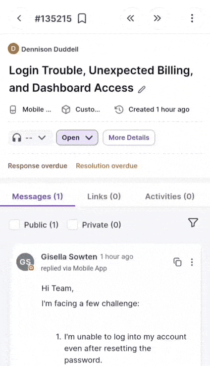 Managing the Shopify marketplace from the BoldDesk mobile app