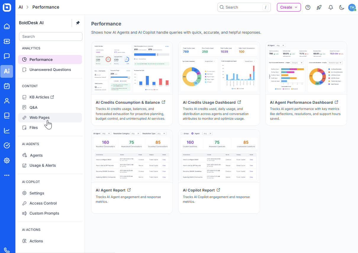 Web crawling enhancements for AI