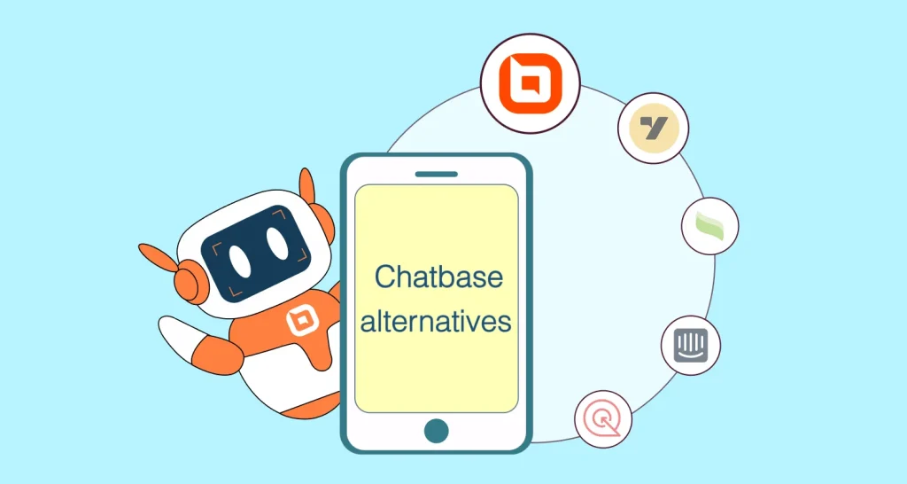 Chatbase alternatives comparison featuring AI chatbot platforms for customer support and workflow automation