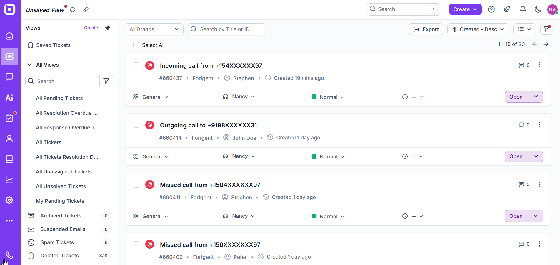 Twilio integration