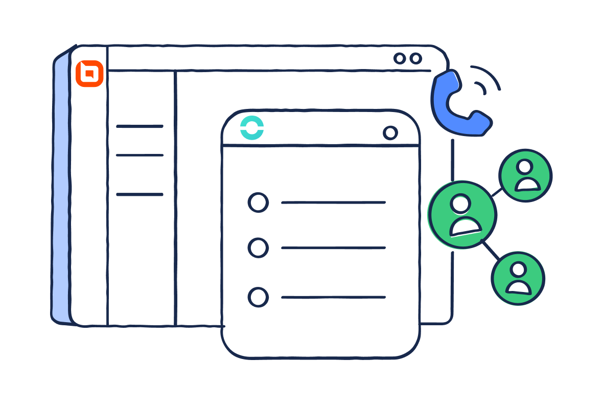 Make and receive customer calls directly from your helpdesk.