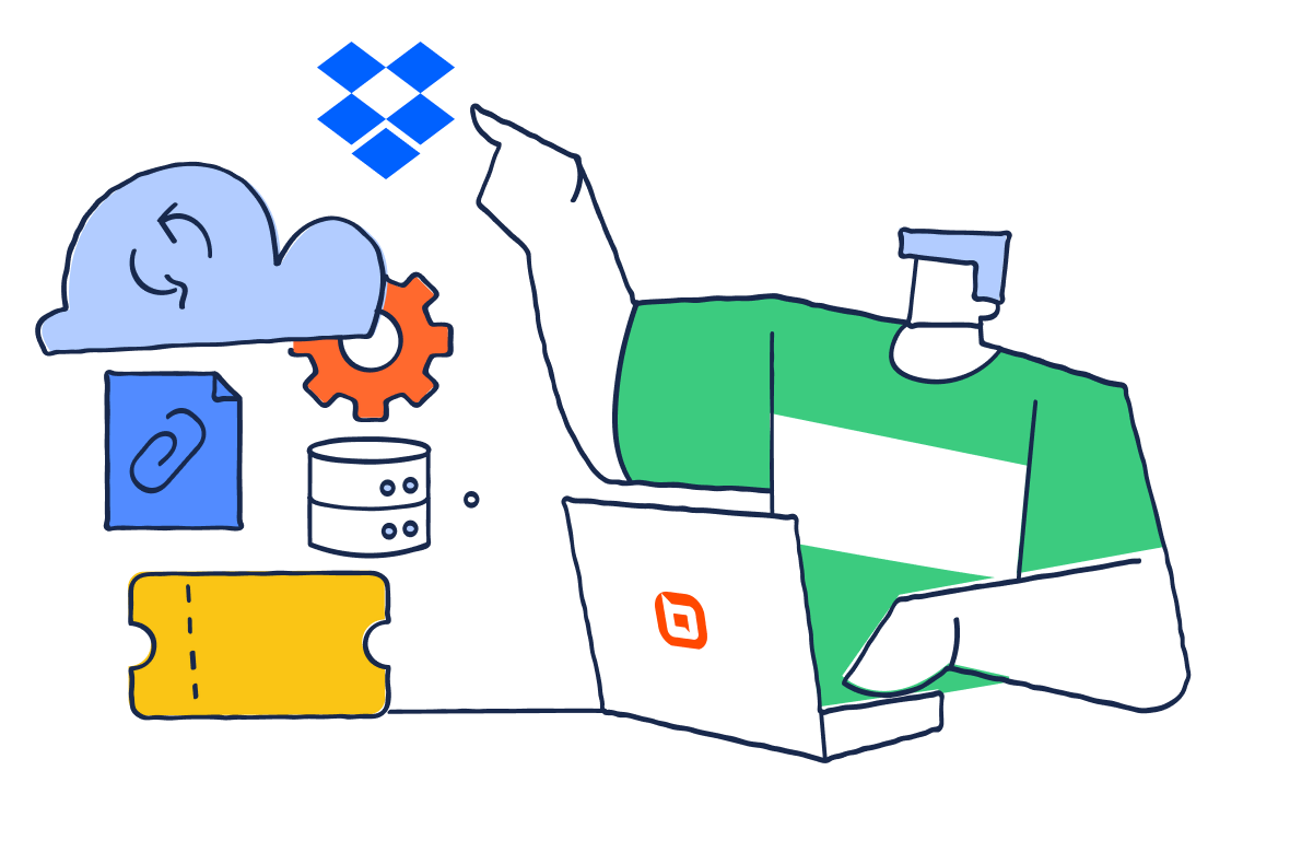 Connect Dropbox to your helpdesk for centralized file access.