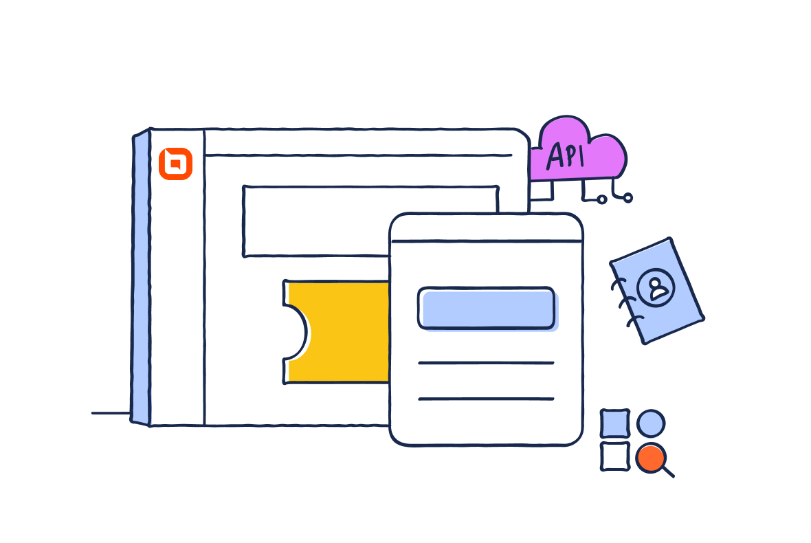 Third-party app integration displaying customer data within the support platform.
