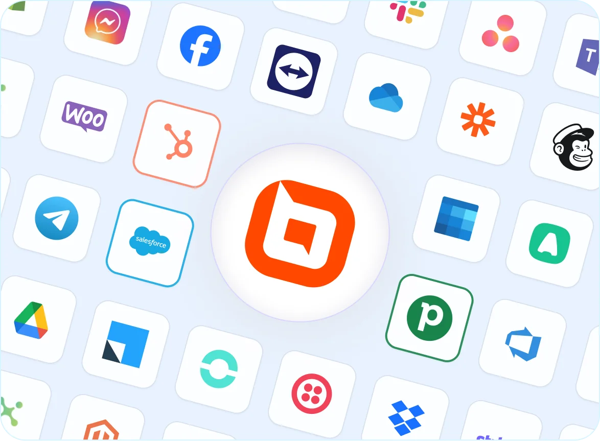 Connect travel support with CRM, messaging, and business tools.