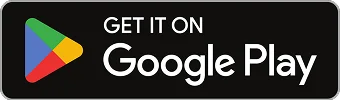Google Play badge with multicolored play icon and text 'Get it on Google Play' on black background