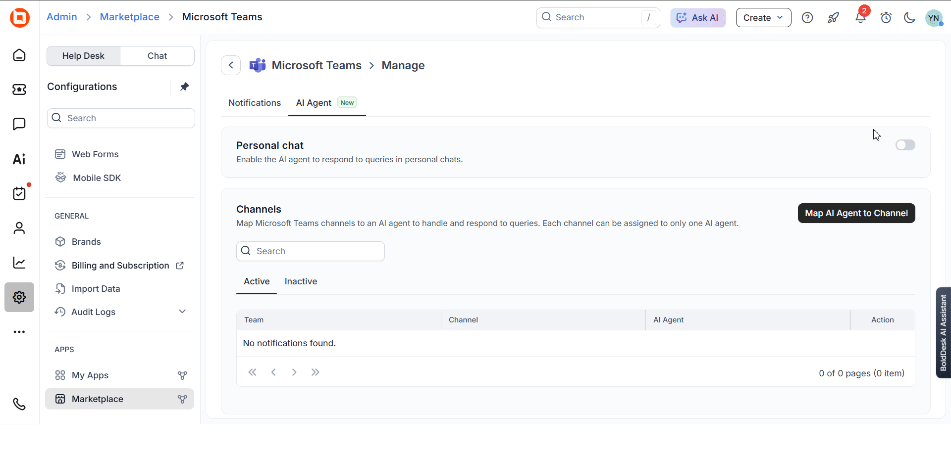 AI Agent for Microsoft Teams