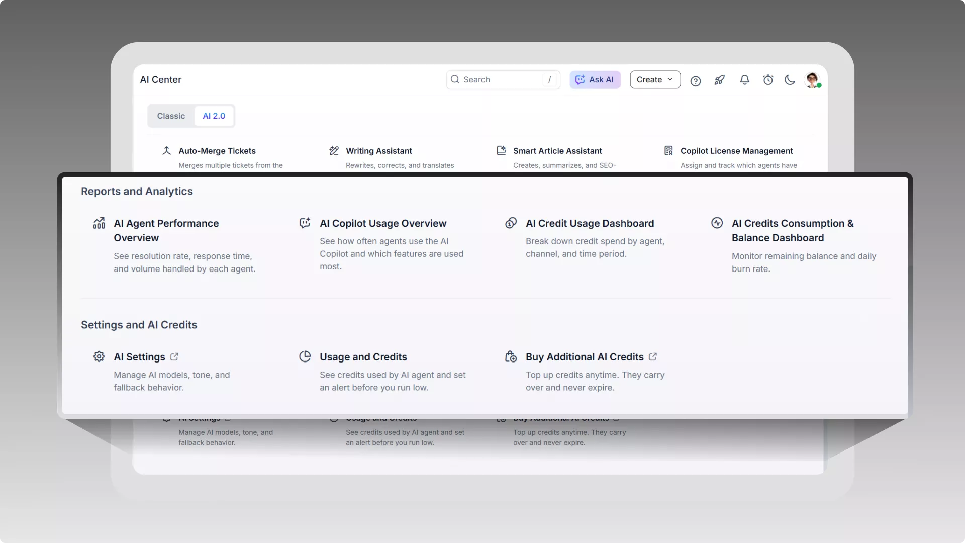 Measure AI ROI with Dashboards and Reports